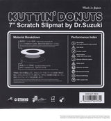 DR. SUZUKI X TECHNICS 7" SLIPMAT Para DJs (Mix, Scratch y Turntablists) (SE VENDE POR UNIDAD)