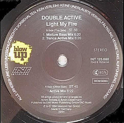 Double Active – Light My Fire 