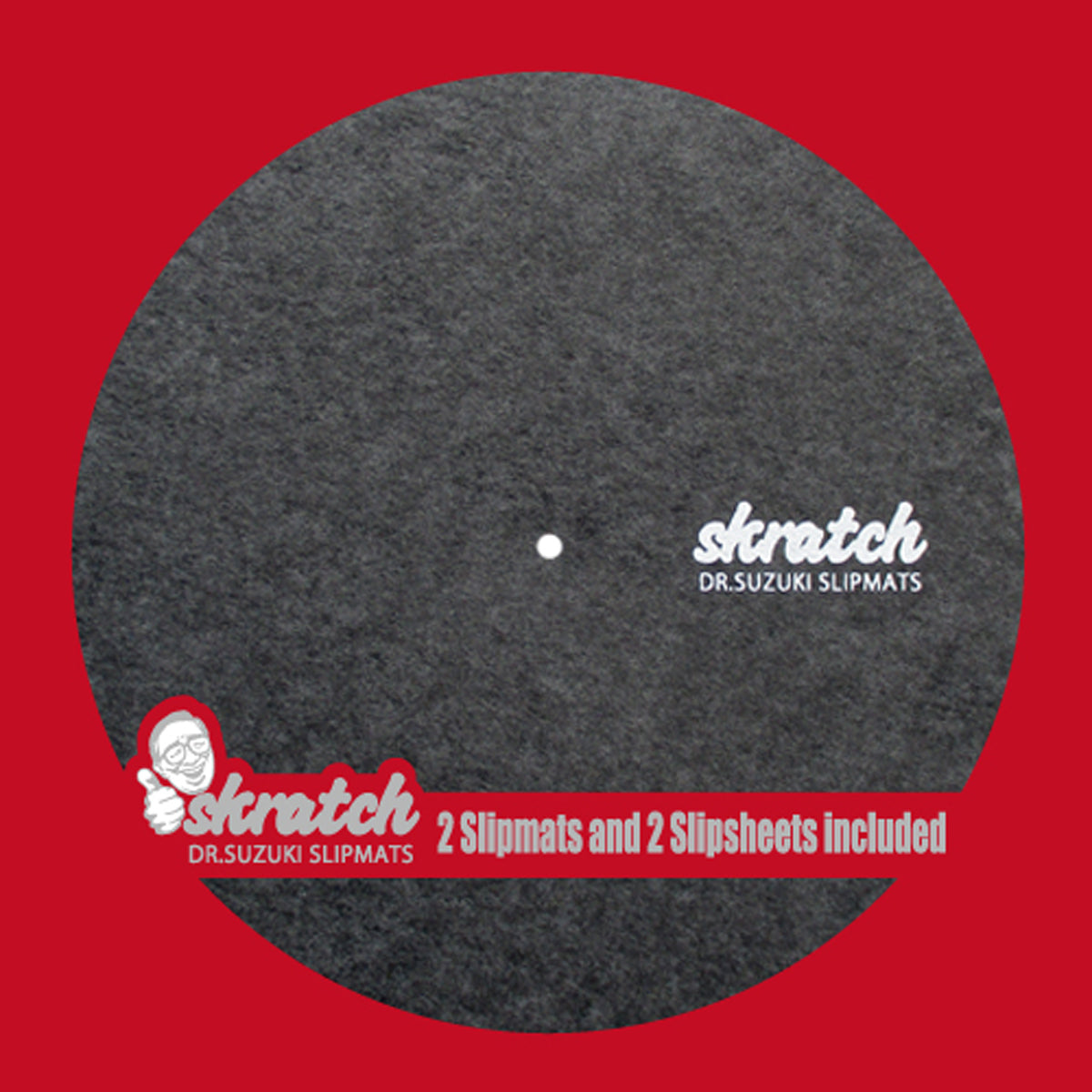 Dr. Suzuki Skratch 12" Slipmats con 2 Slipsheets (Par)