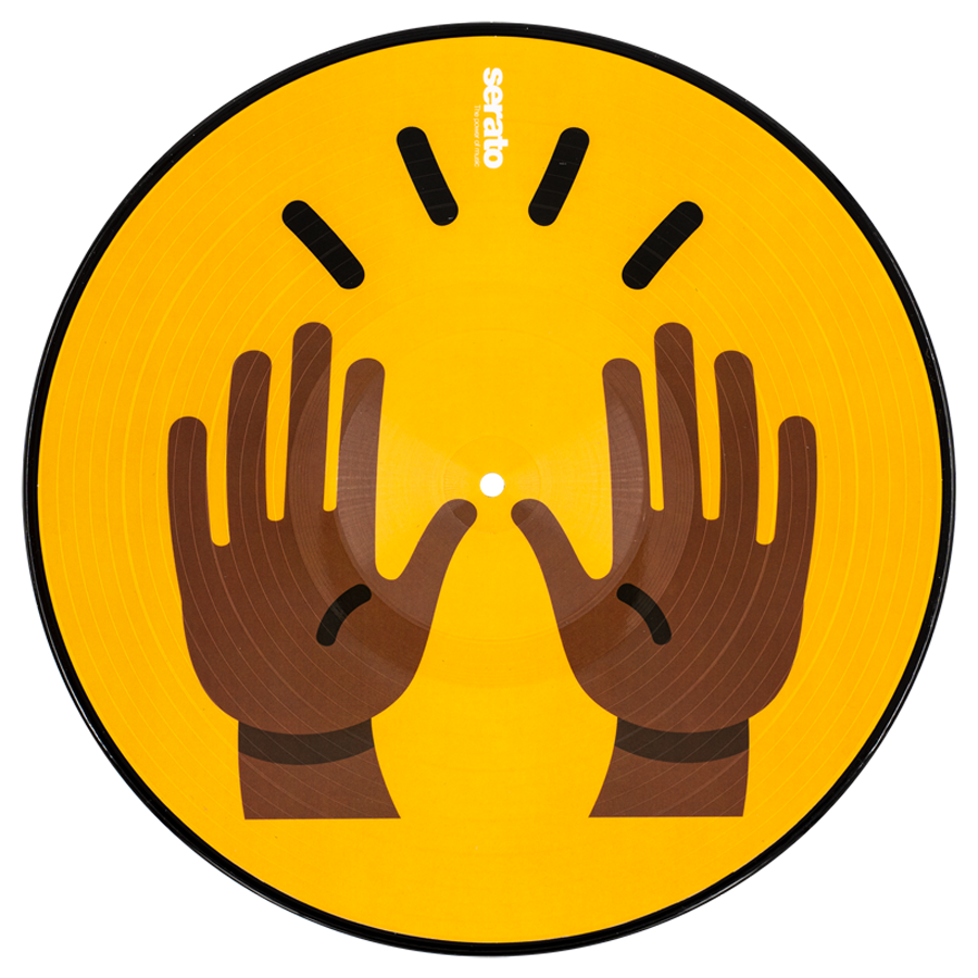Vinilo Serato 12" Emoji Series #1 Hands (Par)
