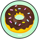 Vinilo Serato 12" Emoji Series #3 Donut-Heart (Par)