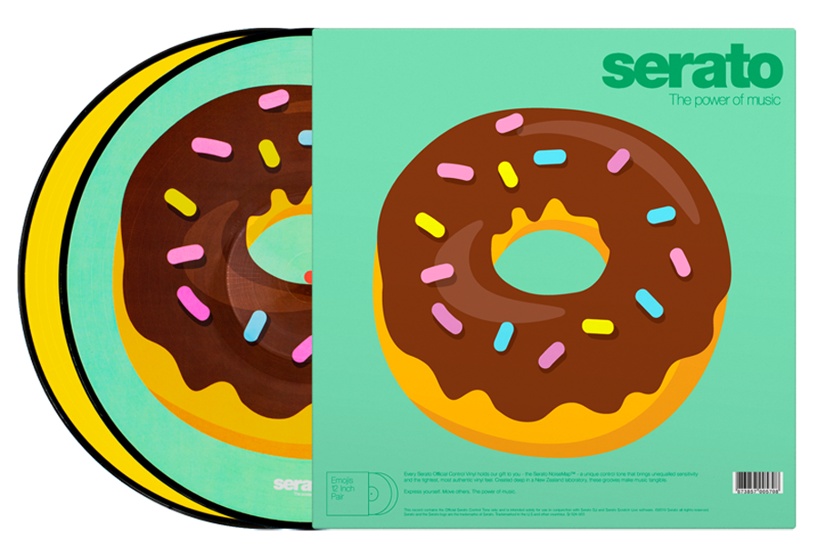 Vinilo Serato 12" Emoji Series #3 Donut-Heart (Par)