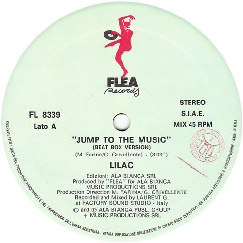 Lilac ‎– Jump To The Music (Vinilo usado) (VG+)