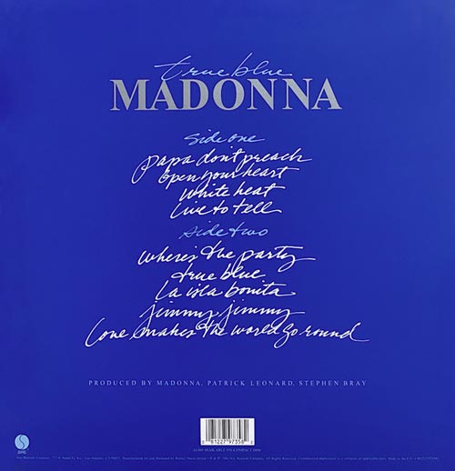 Madonna – True Blue (Vinilo Nuevo) 