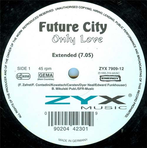 Future City ‎– Only Love (Vinilo usado) (VG+)