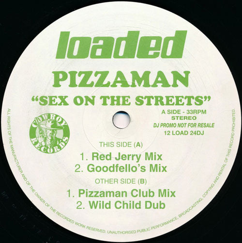 Pizzaman ‎– Sex On The Streets (Vinilo usado) (VG+) box D