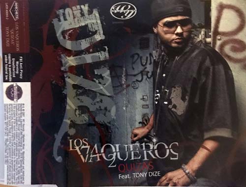 Los Vaqueros feat Tony Dize – Quizas (CD Single Promo) usado (VG+) box 7