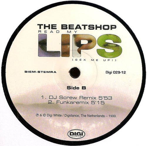 The Beatshop ‎– Read My Lips (Sex Me Up!) (Vinilo usado) (VG+)