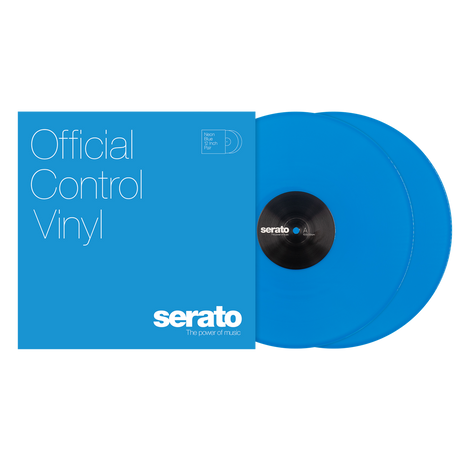 Vinilo Serato 12" Timecode Edición Limitada Neon Azul (PAR)
