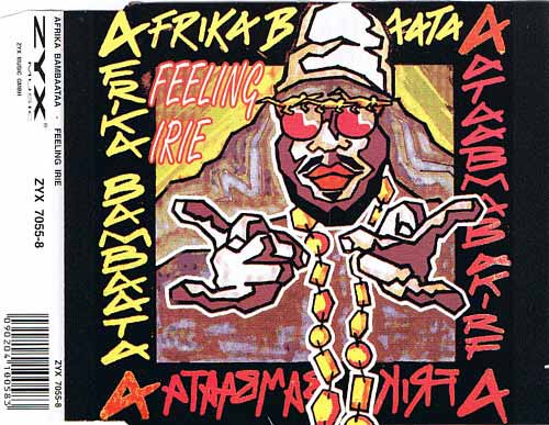 Afrika Bambaataa ‎– Feeling Irie (CD Maxi Single) usado (VG+) maleta