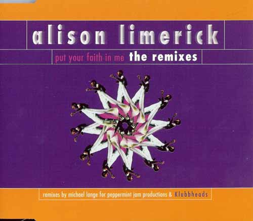 Alison Limerick ‎– Put Your Faith In Me (The Remixes) (CD Maxi Single) usado (VG ) box 2