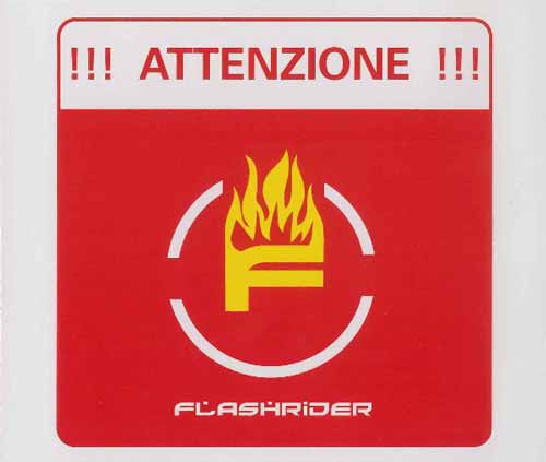 Flashrider ‎– !!! Attenzione !!! (Cd Maxi Single) usado (VG+) box 10