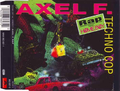 Techno Cop Feat. Homeboy ‎– Axel F. Rap (CD Maxi Single) usado (VG+)