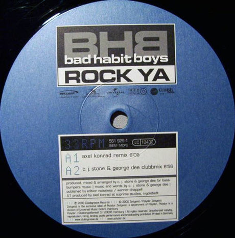 Bad Habit Boys – Rock Ya