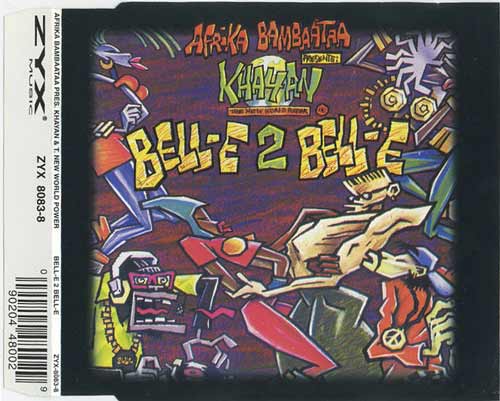 Afrika Bambaataa Presents: Khayan & The New World Power ‎– Bell-E 2 Bell-E (CD Maxi Single) usado (VG+) box 10