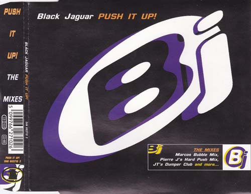Black Jaguar ‎– Push It Up! (CD Maxi Single) usado (VG+) box 10
