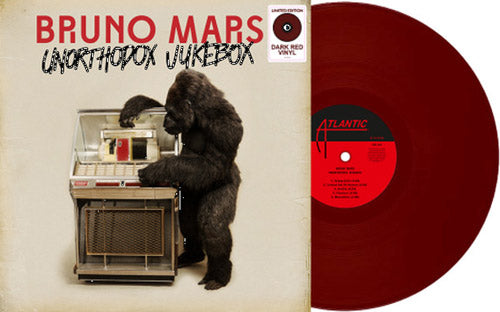 Bruno Mars – Unorthodox Jukebox (Vinilo Nuevo) Edición Limitada Disco Rojo Oscuro