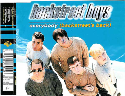 Backstreet Boys ‎– Everybody (Backstreet's Back) (CD Maxi Single) usado (VG+) vox  10