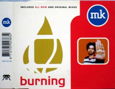 MK ‎– Burning (CD Maxi Single) usado (VG+) box 11