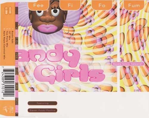 Candy Girls Featuring Sweet Pussy Pauline ‎– Fee Fi Fo Fum (CD Maxi Single) usado (VG+) maleta