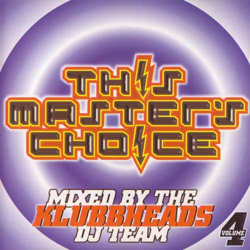 The Klubbheads DJ Team ‎– This Master's Choice Vol. 4 (CD Mixed) usado (VG+) box 8