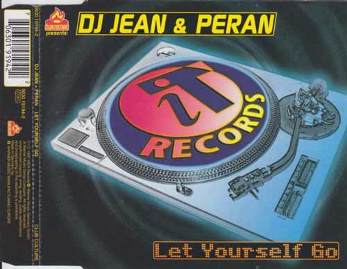 DJ Jean & Peran ‎– Let Yourself Go (CD Maxi Single) usado (VG+) box 10