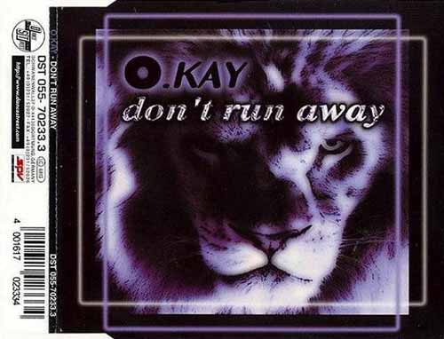 O.Kay ‎– Don't Run Away (CD Maxi Single) usado (VG+) box 7