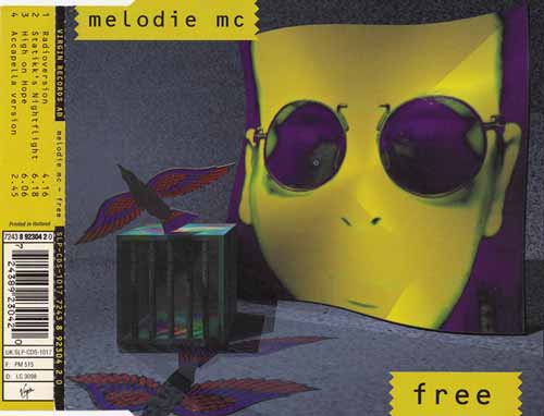 Melodie MC ‎– Free (CD Maxi Single) usado (VG ) box 7