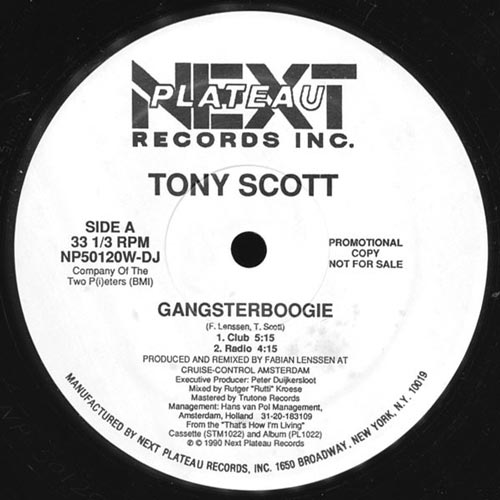 Tony Scott ‎– Gangster Boogie (Vinilo usado) (VG+)