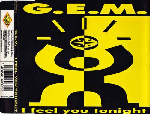 G.E.M. ‎– I Feel You Tonight (CD Maxi Single) usado (VG ) box 2