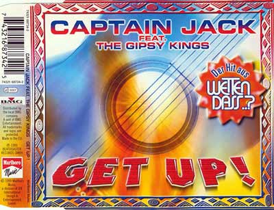 Captain Jack Feat. The Gipsy Kings ‎– Get Up! (CD Maxi single) usado (VG+) maleta