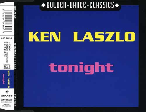 Ken Laszlo ‎– Tonight / 1.2.3.4.5.6.7.8 (CD Maxi Single) usado (VG+) box 4
