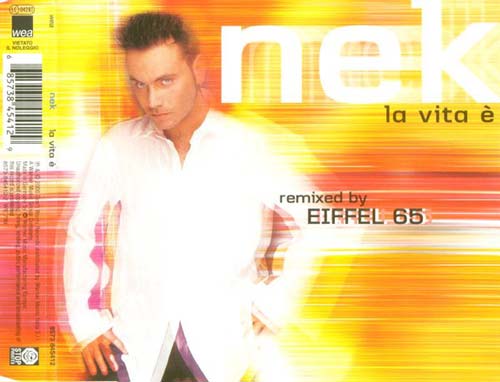 Nek ‎– La Vita È (CD Maxi Single usado) (VG+) box 2