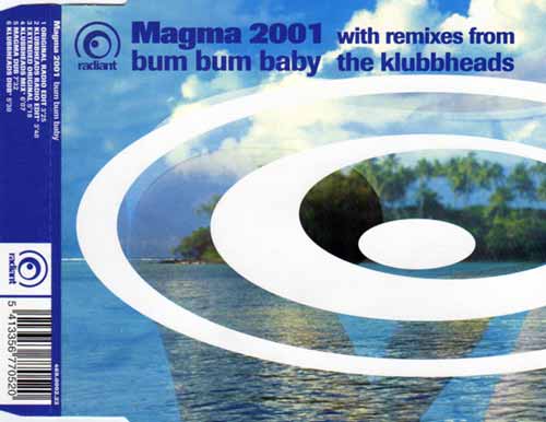 Magma 2001 ‎– Bum Bum Baby (CD Maxi Single) usado (VG+) maleta