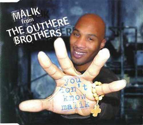 Malik , The Outhere Brothers ‎– You Don't Know Malik (CD Maxi Single) usado (VG+) box 7