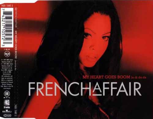 French Affair ‎– My Heart Goes Boom (La Di Da Da) (CD Maxi Single) usado (VG+) maleta
