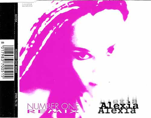 Alexia ‎– Number One (Remix) (CD Maxi Single) usado (VG+) box 2
