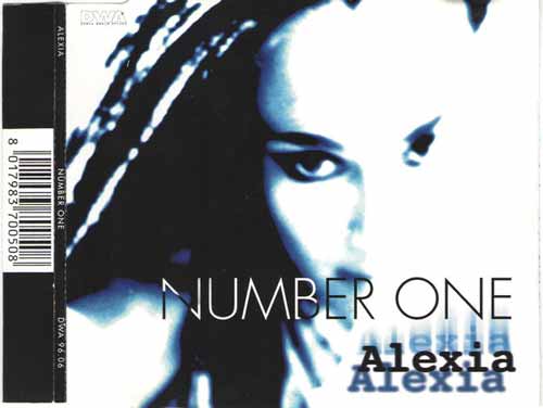 Alexia ‎– Number One (CD Maxi Single) usado (VG+) box 1
