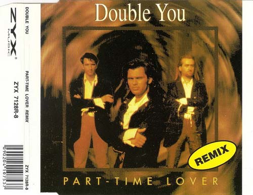 Double You ‎– Part-Time Lover (Remix) (CD Maxi Single usado) (VG+) box 2