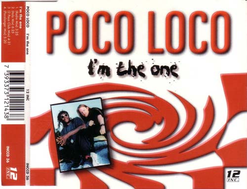Poco Loco ‎– I'm The One (CD Maxi Single usado) (VG+) maleta 2