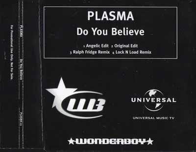 Plasma ‎– Do You Believe (CD Single) usado (VG+) box 10