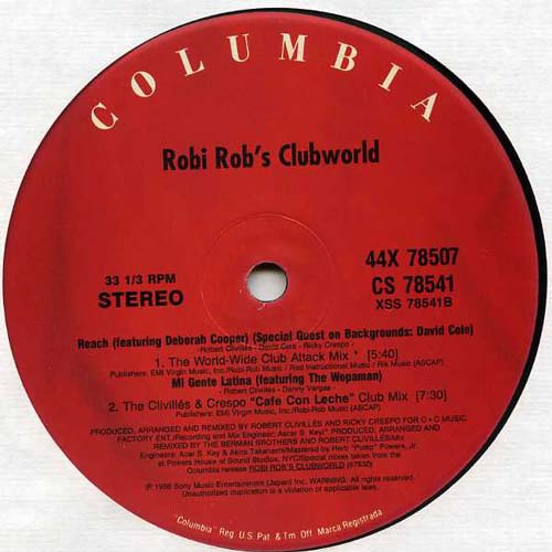 Robi Rob's Clubworld Featuring Deborah Cooper – Reach / Mi Gente Latina