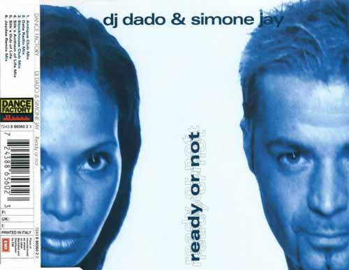 DJ Dado & Simone Jay ‎– Ready Or Not (CD Maxi Single) usado (VG+) box 7
