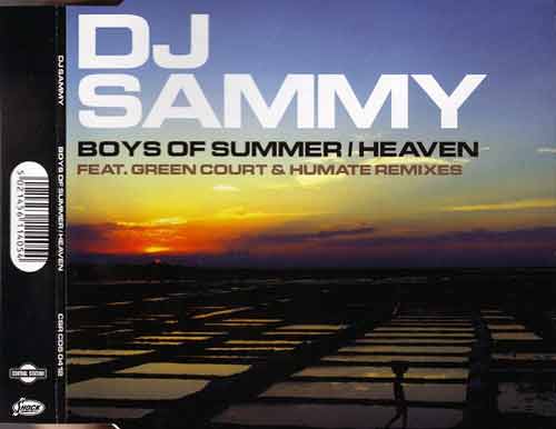 DJ Sammy ‎– Boys Of Summer / Heaven (CD Maxi Single) usado (VG+) box 1