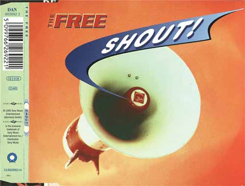 The Free ‎– Shout! (CD Maxi Single) usado (VG ) box 2