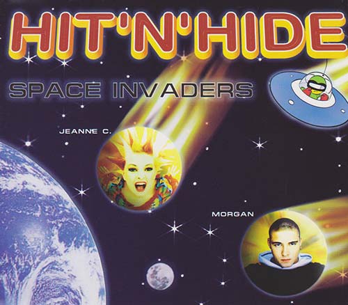 Hit 'n' Hide ‎– Space Invaders (CD Maxi Single usado) VG+ box 2