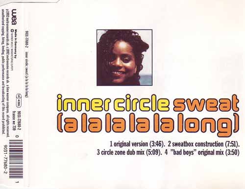 Inner Circle ‎– Sweat (A La La La La Long) (CD Single) usado (VG+) maleta 2