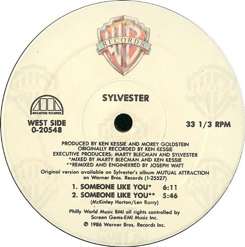 Sylvester – Someone Like You