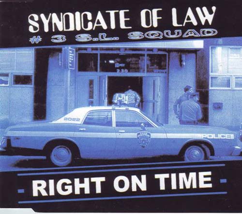 Syndicate Of Law ‎– Right On Time (CD Maxi Single usado) VG+ box 2