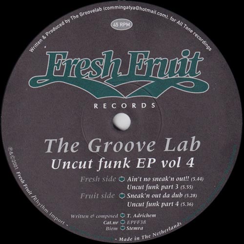 The Groove Lab – Uncut Funk EP Vol. 4